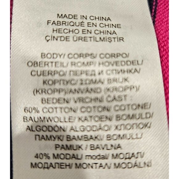 Lauren Ralph Lauren Navy and Pink Striped Sweater - Picture 8 of 8